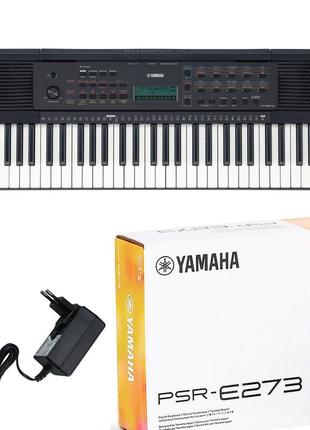 Синтезатор yamaha psr-e273 +блок живлення+пюпітр