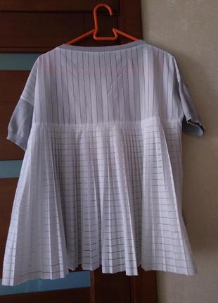 Блуза зі спинкою плісе, перфорація, french connection