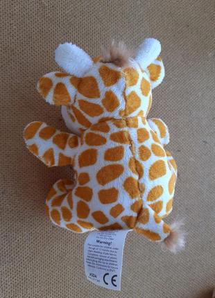Набір м'яких іграшок для новонародженого комфортер жираф9 фото