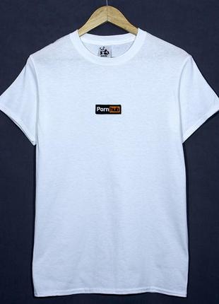 Футболка біла pornhub