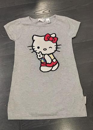 Туника h&amp;m hello kitty на 4-6роки, 110/116р.