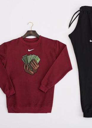 Весна ☀️ мужской, базовый спортивный костюм nike Womens / свитшот + штаны найк