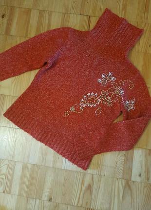 Стильний зимовий светер + подарунок
