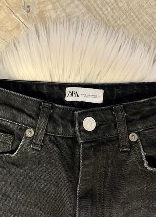 Шикарнющі плотні джинси від zara рр 36 xs-s4 фото