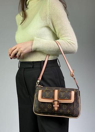 Сумка в стилі louis vuitton diane brown/pink