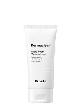 Пенка для умывания dr. jart+ dermaclear micro foam micro-mousse, 120мл