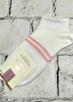 Носки женские короткие хлопковые с принтом 36-39