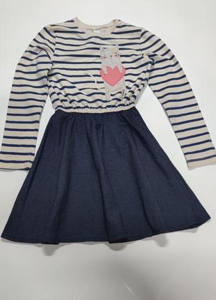 Платье бемби с длинным рукавом для девочки 4-5 лет h&м zara mohito