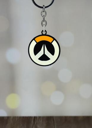 Металевий брелок "overwatch"