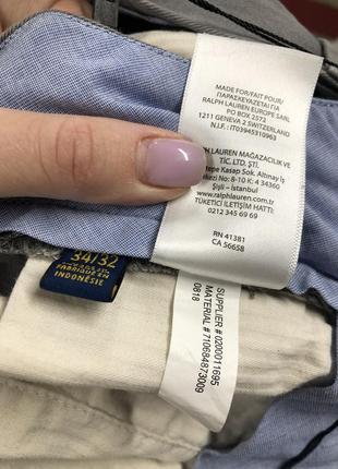 Штани брюки ralph lauren polo w34 l32 чоловічі6 фото