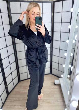 Велюровая пижама нова