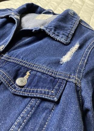 Ветровка джинсовка джинсовая куртка пиджак3 фото