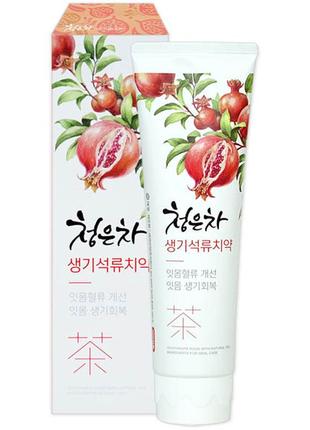 Зубная паста с восточным чаем и гранатом 2080 cheong-eun-cha pomegranate toothpast 120g1 фото