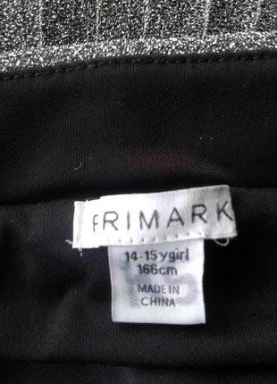 Школьная юбка-плиссировка трикотажная с люрексом primark 14-15 лет6 фото