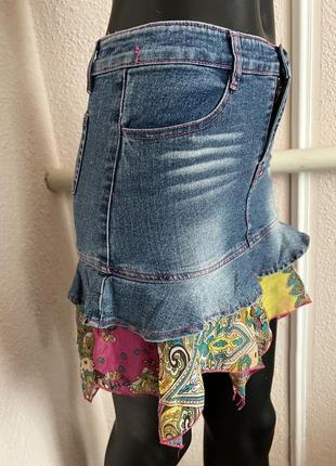 Жеская джинсовая юбка карандаш прямая , джинсовая юбка в стиле zara3 фото