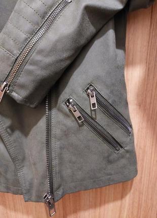 Стильная куртка косуха из экокожи 44-46 размера8 фото