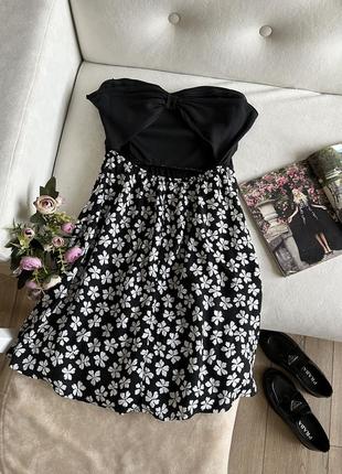 Чорна сукня без бритель з чашками9 фото