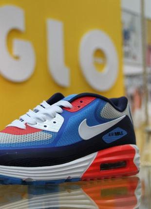 Кросівки nike air max сін/сер крос4 фото