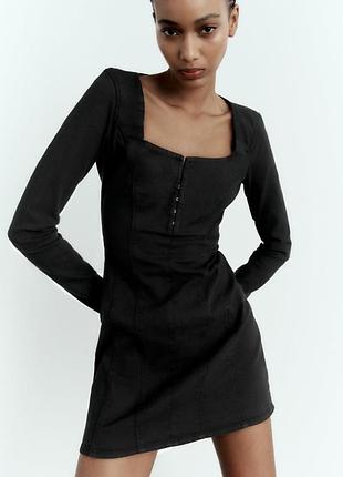 Джинсова сукня zara