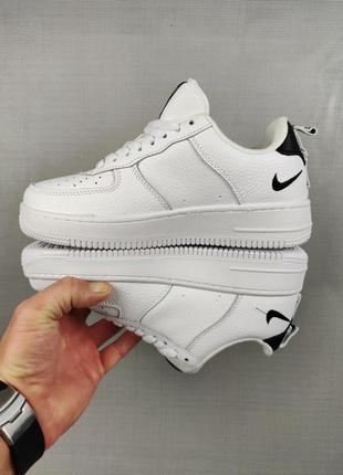 Кроссовки nike air force 1'82 lv8 white&amp;black2 фото