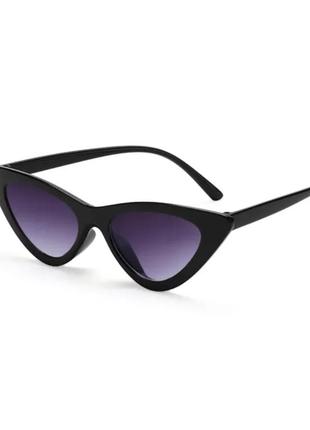 Окуляри очки uv400 кішки кошечки сонцезахисні чорні нові модні