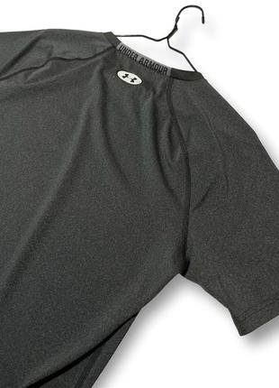 Under armour heatgear compression dark grey t-shirt5 фото