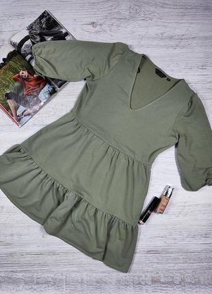 Ярусное платье с объемными рукавами dorothy perkins