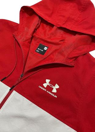 Under armour windbreaker red&amp;white3 фото