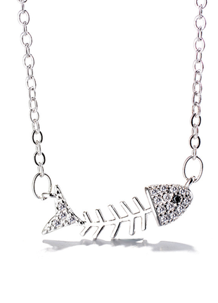 Срібна ланцюжок "рибка"