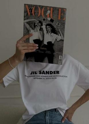 Футболка в стилі jil sander💣люкс