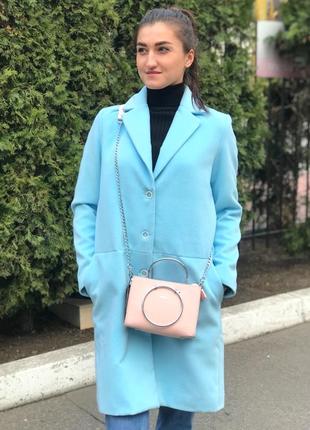 Пальто класичне еко кашемір м