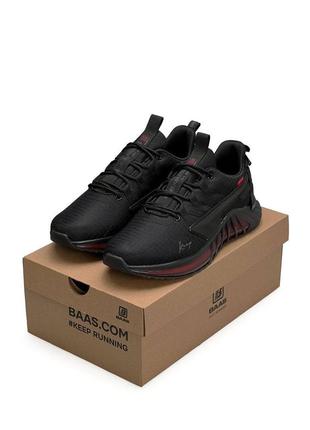 Мужские кроссовки baas optimistic black red