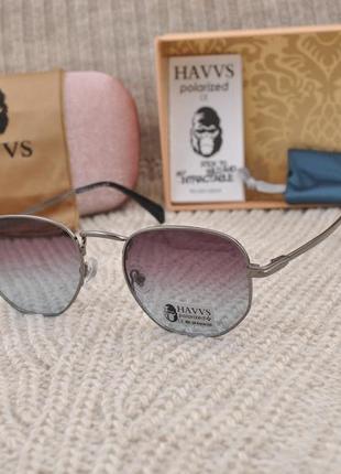 Фірмові сонцезахисні круглі окуляри havvs polarized hv68039