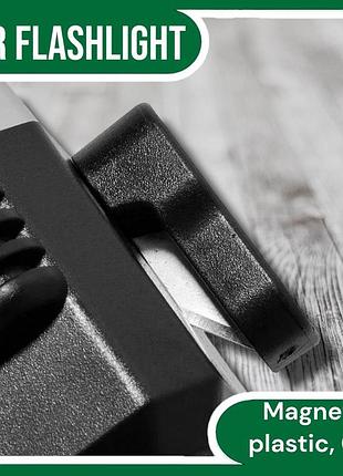 Многофункциональный туристический, автомобильный фонарик с зарядкой usb и магнитом