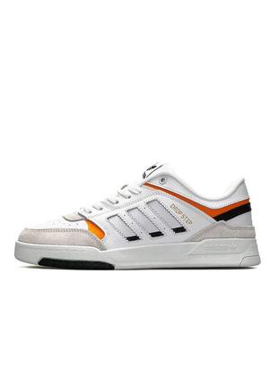 Женские кроссовки adidas drop step white orange / smb1 фото