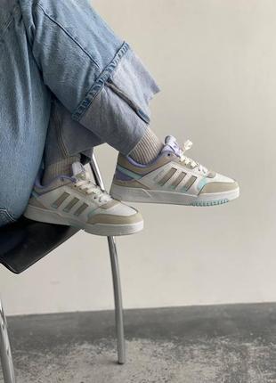 Женские кроссовки adidas drop step light blue / smb