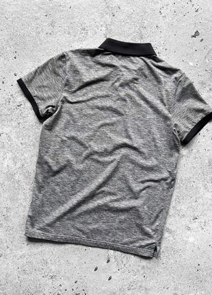 Hollister men’s gray polo shirt поло на короткий рукав5 фото