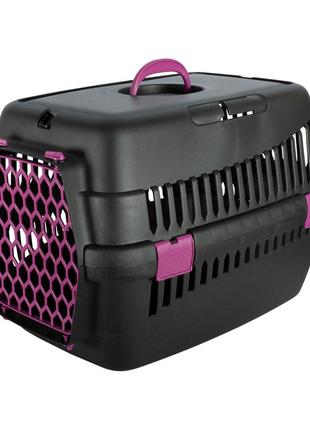 Переноска для собак і кішок sgbox чорна до 12 кг, 55х39х36,5 см