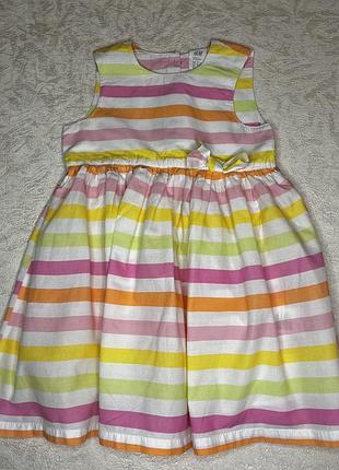 Платье h&amp;m р.86 на девушку 12/18 мес.