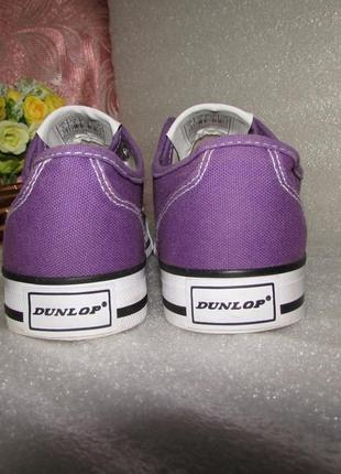 Пурпурные кеды 100% хлопок ~dunlop original ~ в идеале р 38/57 фото