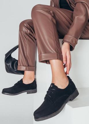 Черные женские классические туфли весенние осенние 36 размер
