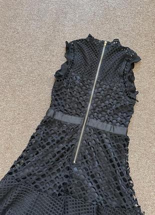 Платье кружево черное2 фото