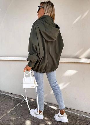 Женская куртка ветровка свободного кроя oversize 🔥