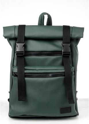 Мужской рюкзак ролл sambag rolltop zard зеленый5 фото