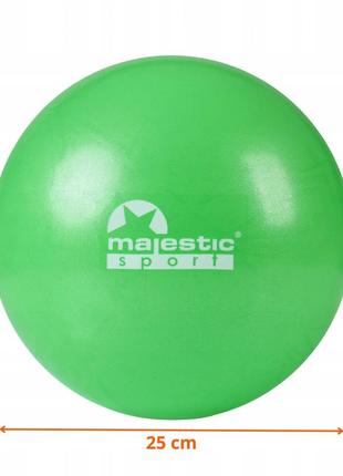 М'яч для пілатесу, йоги, реабілітації majestic sport minigymball 20-25 см 34756 poland5 фото