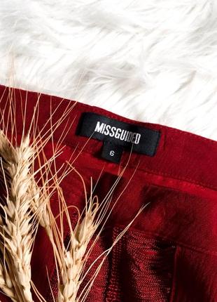 Юбка missguided красная2 фото