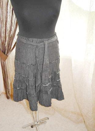 Джинсовая юбка, жатка, ламбада