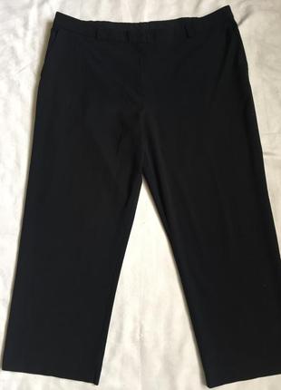 Відмінні легкі брюки чорні 3xl (54)1 фото
