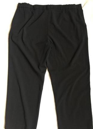 Відмінні легкі брюки чорні 3xl (54)4 фото