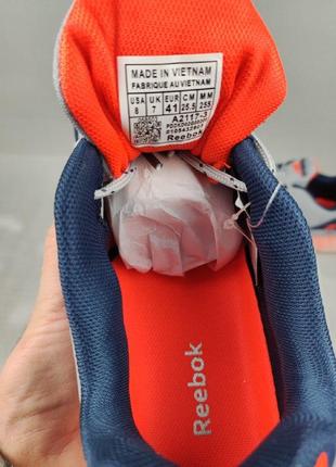 Чоловічі кросівки reebok zig kinetica gray/orange8 фото